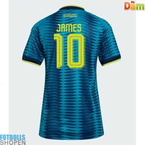 Billiga Colombia James Rodriguez #10 Bortatröja Dam VM 2026 Kortärmad